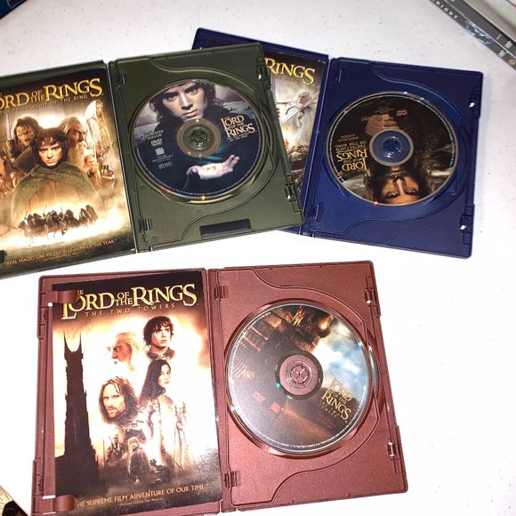 Lord of the Rings 3 DVD Movie Bundle - Picture 2 of 3